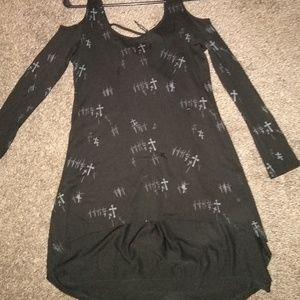 Gothic high low dress